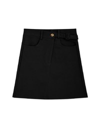 Asymmetric Wrap Bodycon High Waisted Skirt