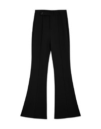 Tailorable Elastic High Waisted Flared Pants
