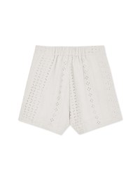 Lace Elastic A-Line Shorts