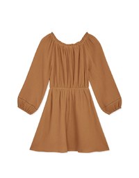 2Way Lace Button Mini Dress