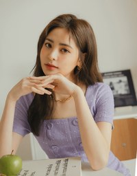 Square Neck Button Up Mini Dress