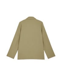Chic Lapel Double-Button Blazer (With Shoulder Pads)