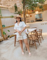 Double Crop Blazer (With Shoulder Pads)