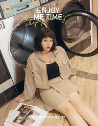 Lapel Buttoned Irregular Skirt Set