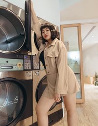 Lapel Buttoned Irregular Skirt Set