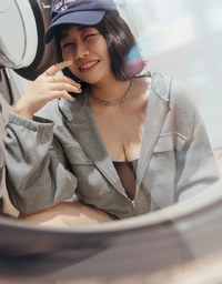 Waffle Hooded Zipped Set Wear