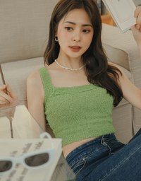 Thick Strap Crop Cami Top