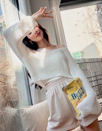 Translucent Beauty Knit Top