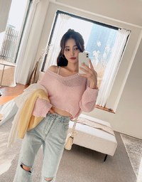 Translucent Beauty Knit Top