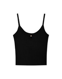 2way Gold Button Knit Cami Top