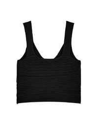 Refined Knit Tank Bra Top