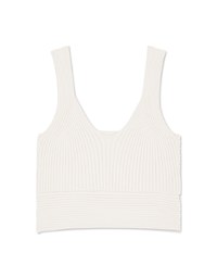 Refined Knit Tank Bra Top