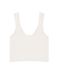 Refined Knit Tank Bra Top