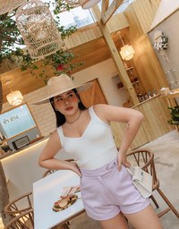 Refined Knit Tank Bra Top