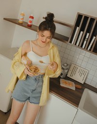 Anti-Wrinkle Iron Free Loose Long Blouse Shirt