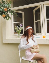 Lapel Sheer Cropped Top
