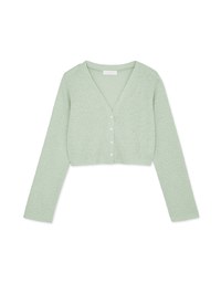 Pastel Color Correction Knit Cardigan Top