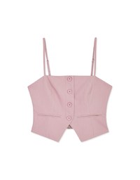 Thin Strap Slit Suit Cami Top