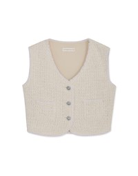 Classic Tweed Checkered Vest