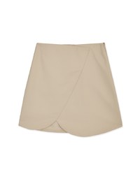 Irregular Slit Suit Skirt