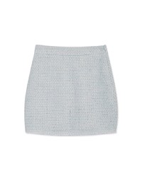 Classy Tweed Checkered Skirt
