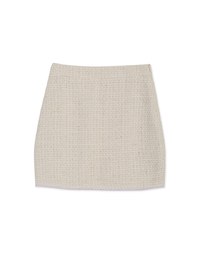 Classy Tweed Checkered Skirt
