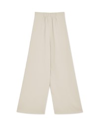 V Cut Side Button Pleated High Waisted Pant
