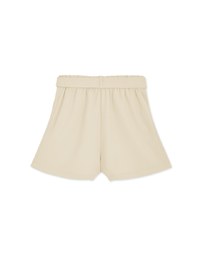 Pleated Wide Shorts (With Belt)