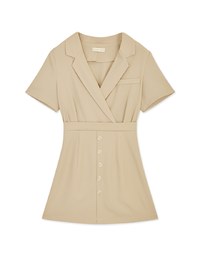 Lapel Suit Mini Dress