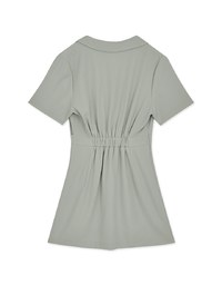 Lapel Suit Mini Dress