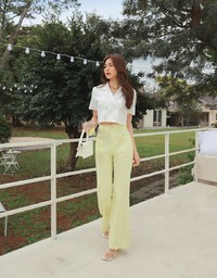 Double Crop Blazer (With Shoulder Pads)
