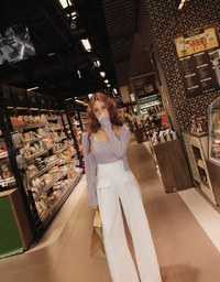 Two Piece V Neck Crop Knit Top