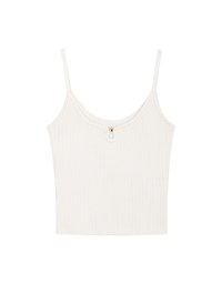2way Gold Button Knit Cami Top