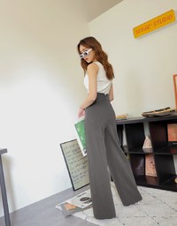 One Shoulder Knit Top (With Padding)