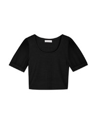 Splice Knit Crop Top