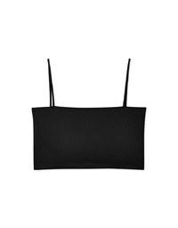 Airy Cooling Padded Tube Camisole With Straps Bra Top