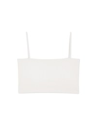 Airy Cooling Padded Tube Camisole With Straps Bra Top