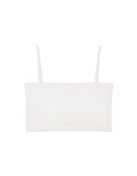 Airy Cooling Padded Tube Camisole With Straps Bra Top