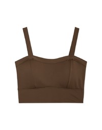 Airy Cooling Wide Shoulder Straps Bra Top