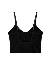 Cross U-Shaped Crop Bra Top