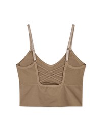 Cross U-Shaped Crop Bra Top