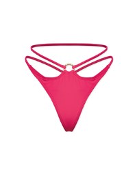 Single Ring Hollow Sexy Thong Bikini Bottom