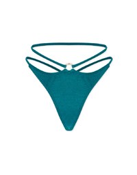 Single Ring Hollow Sexy Thong Bikini Bottom