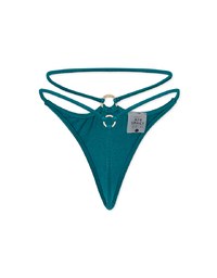 Single Ring Hollow Sexy Thong Bikini Bottom