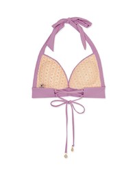 【I am CIRCLE】PUSH IN Ultra Side Cover Cropped Corset Bikini Top With Bra Padded