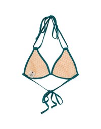 【DOUBLE PUSH】Extreme Push Up Bikini Top 3 Way Dual Strap Satin Glow Fabric Bra Padded