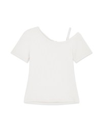 Fake Two-Piece Twisted Design Knit Top