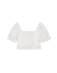 2Way Ruffled Lace Top