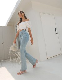 2Way Ruffled Lace Top