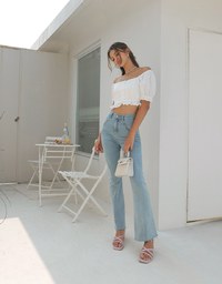 2Way Ruffled Lace Top